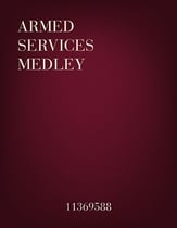 Armed Services Medley piano sheet music cover